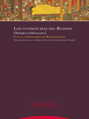 cover image of Los últimos días del Buddha